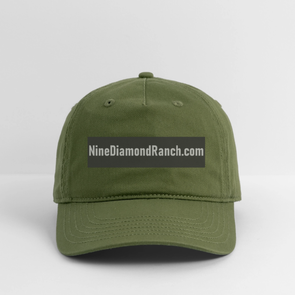 Hat, Nine Diamond Ranch com Organic Cotton - olive green