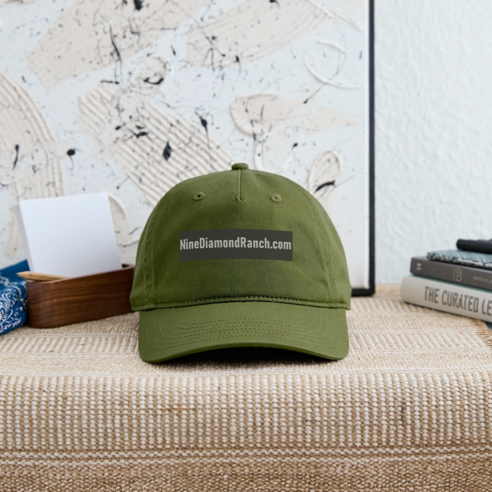 Hat, Nine Diamond Ranch com Organic Cotton - olive green