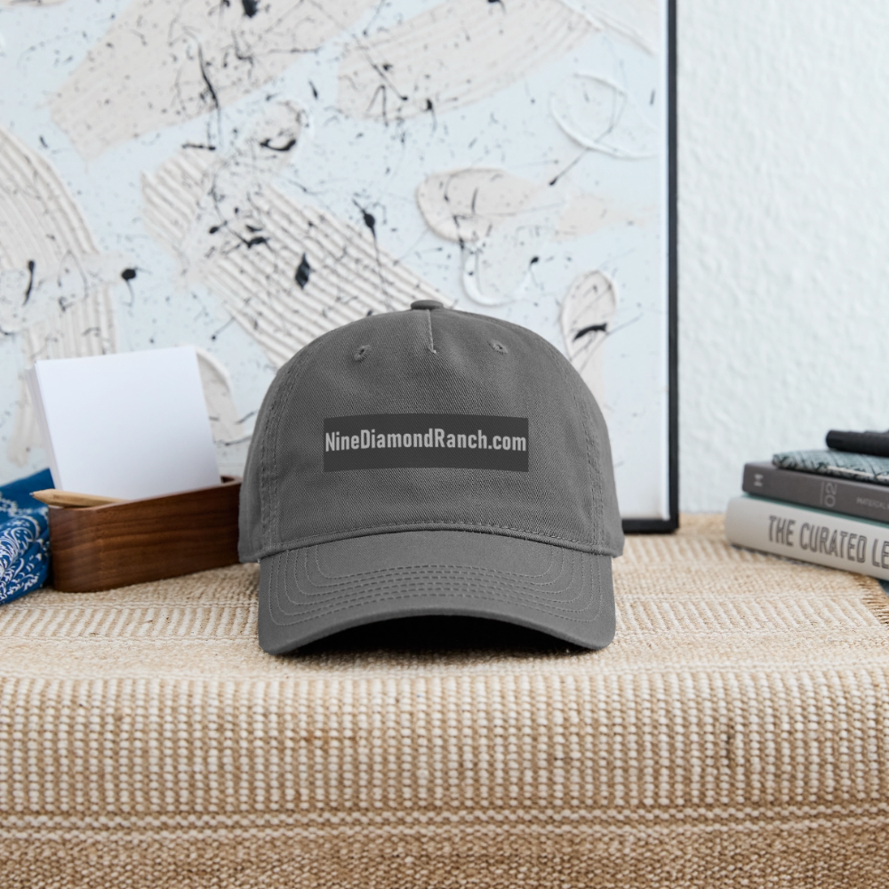 Hat, Nine Diamond Ranch com Organic Cotton - charcoal
