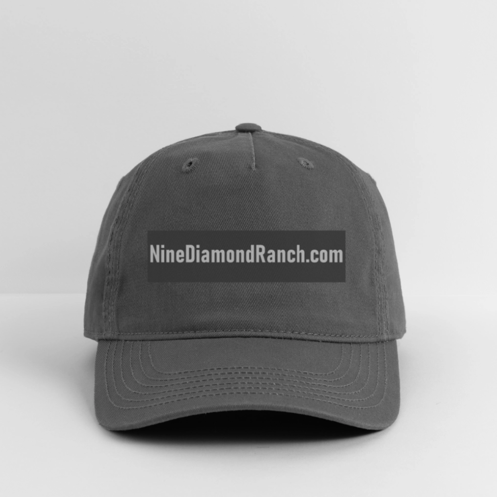 Hat, Nine Diamond Ranch com Organic Cotton - charcoal