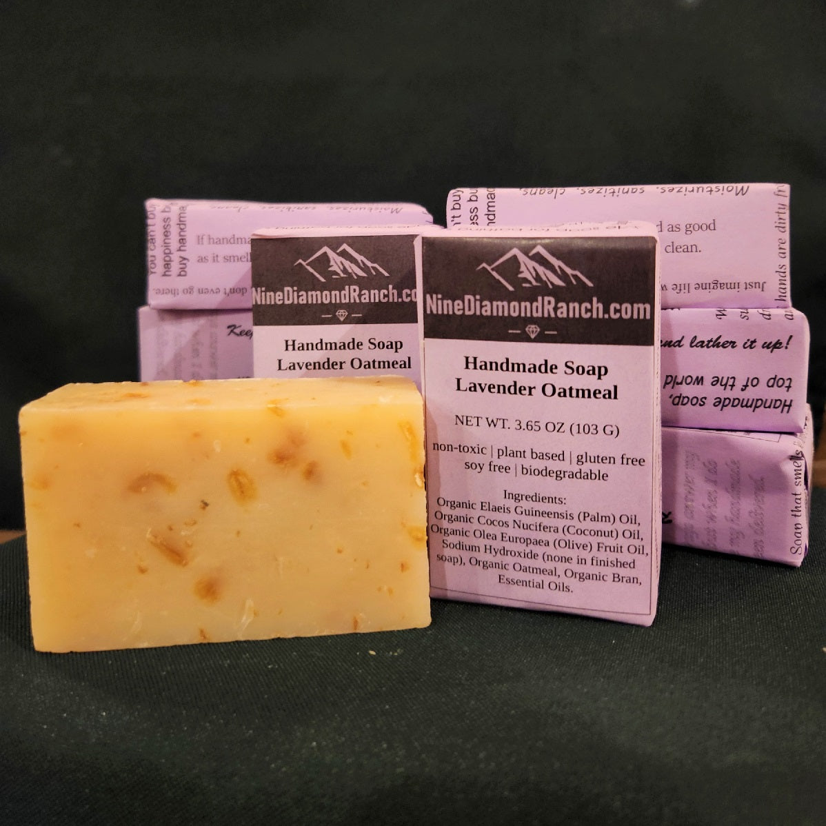 Handmade Soap Lavender Oatmeal - Organic
