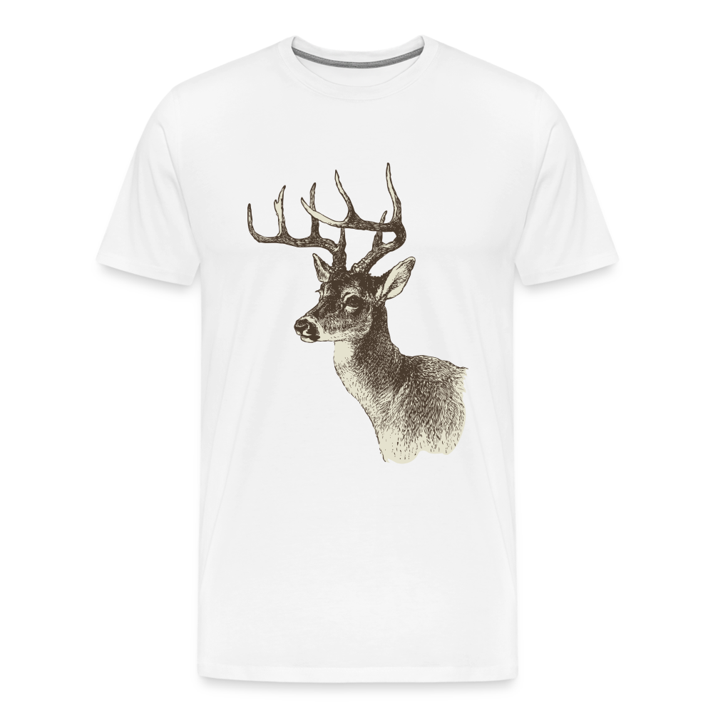 Men's Deer Shirt - white