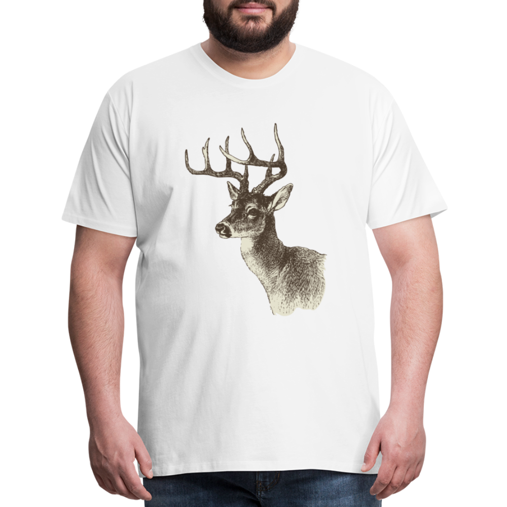 Men's Deer Shirt - white