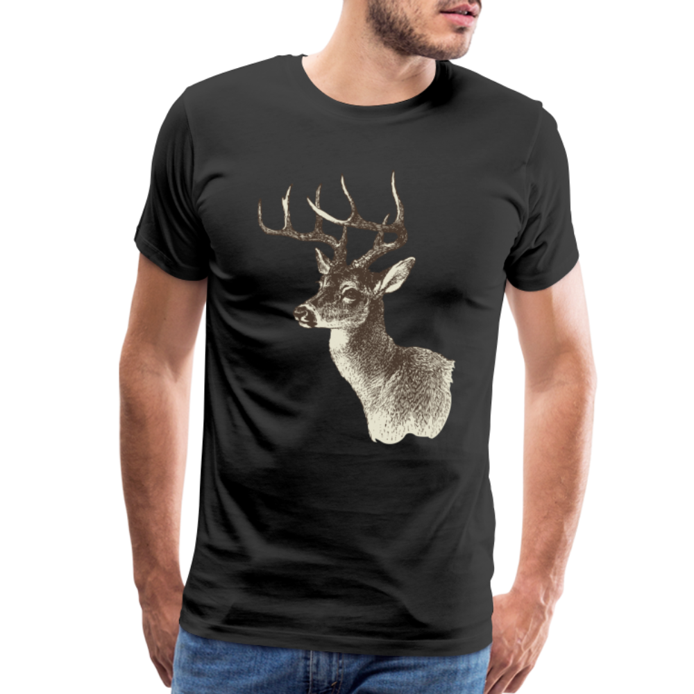 deer dress shirt Men's Deer and Trees Casual Print Button Up Long Sleeve Shirt Atlanl