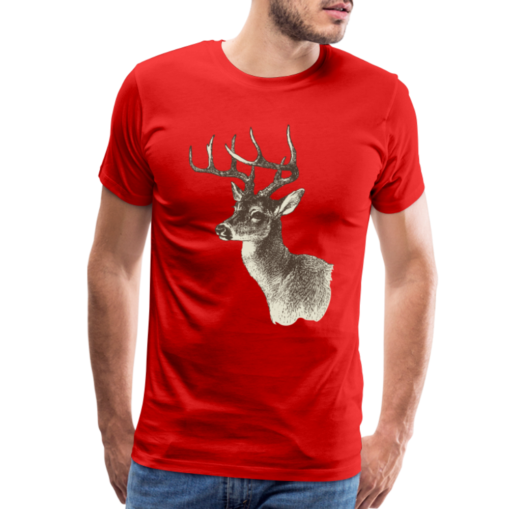 Men's Deer Shirt - red