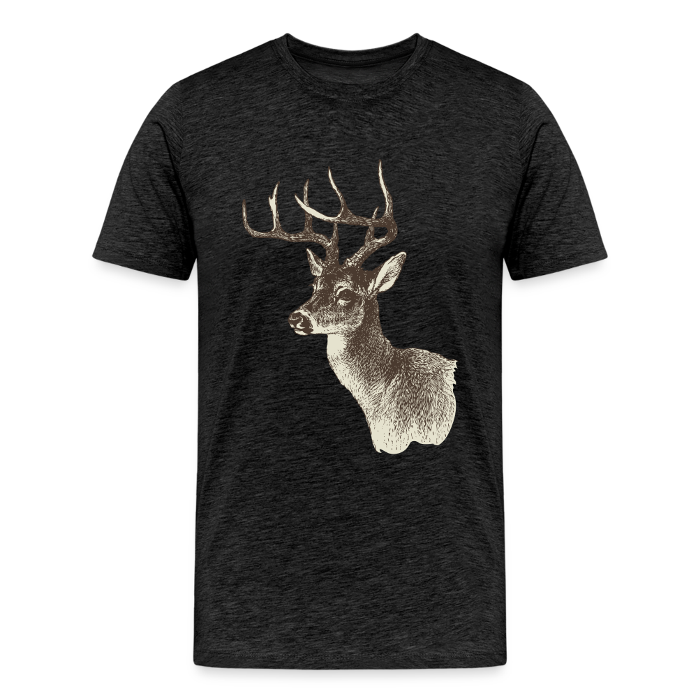 Men's Deer Shirt - charcoal grey