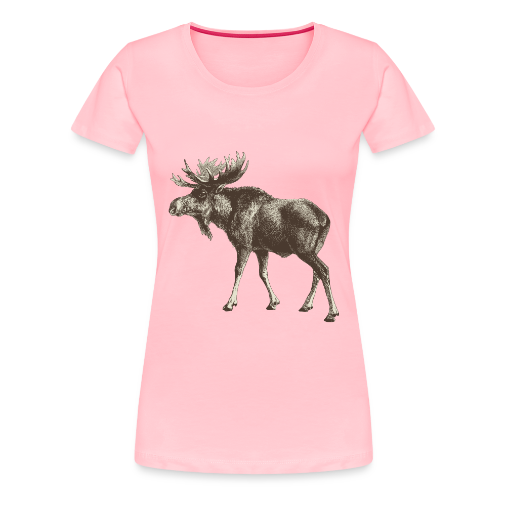 Women's Moose Shirt - pink