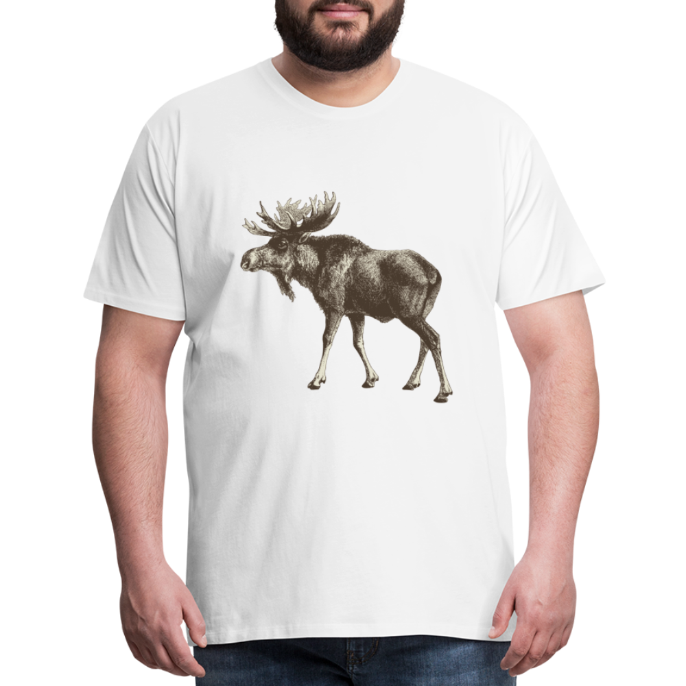 Men's Moose Shirt - white