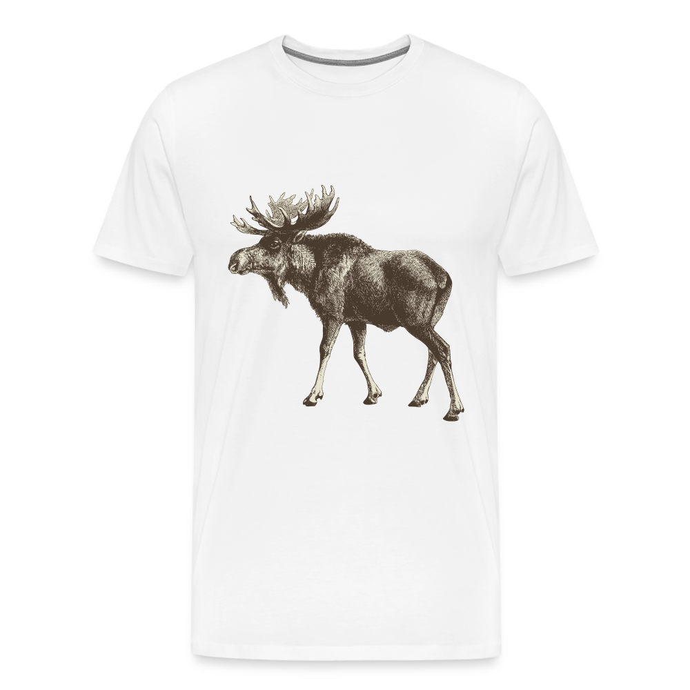 Men's Moose Shirt - white