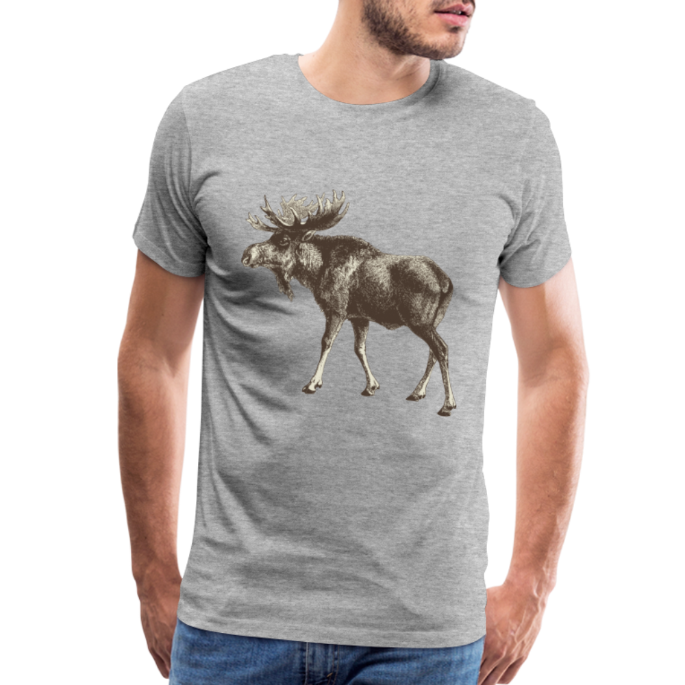 Men's Moose Shirt - heather gray