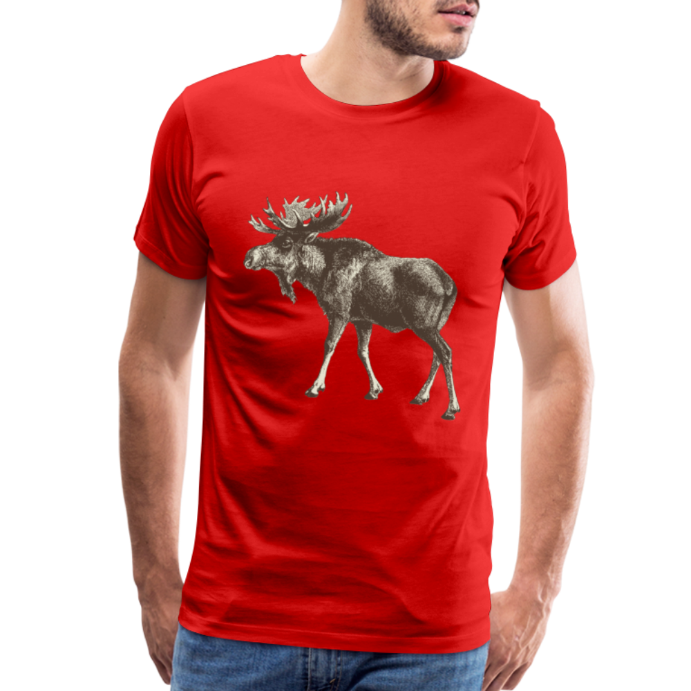 Men's Moose Shirt - red