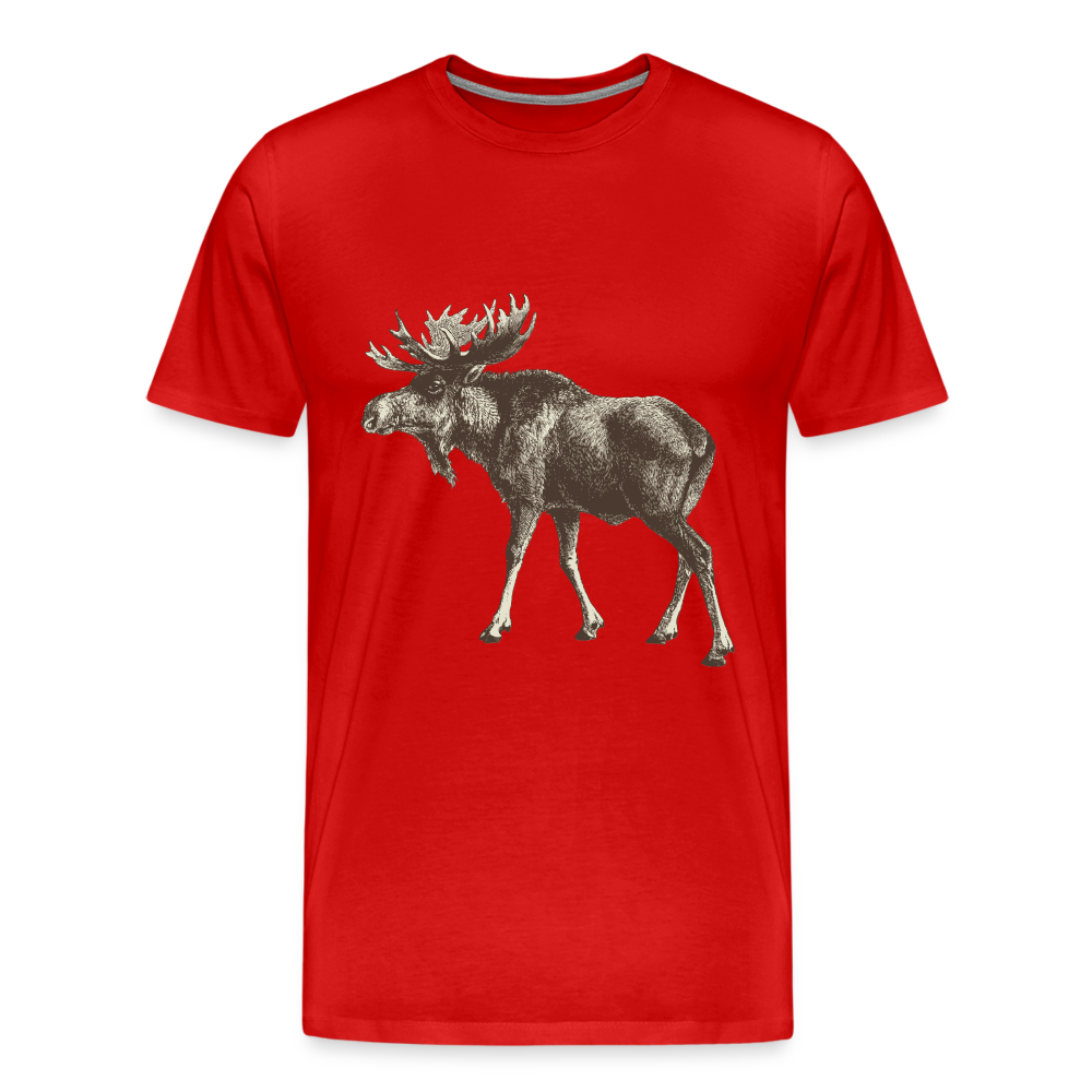 Men's Moose Shirt - red