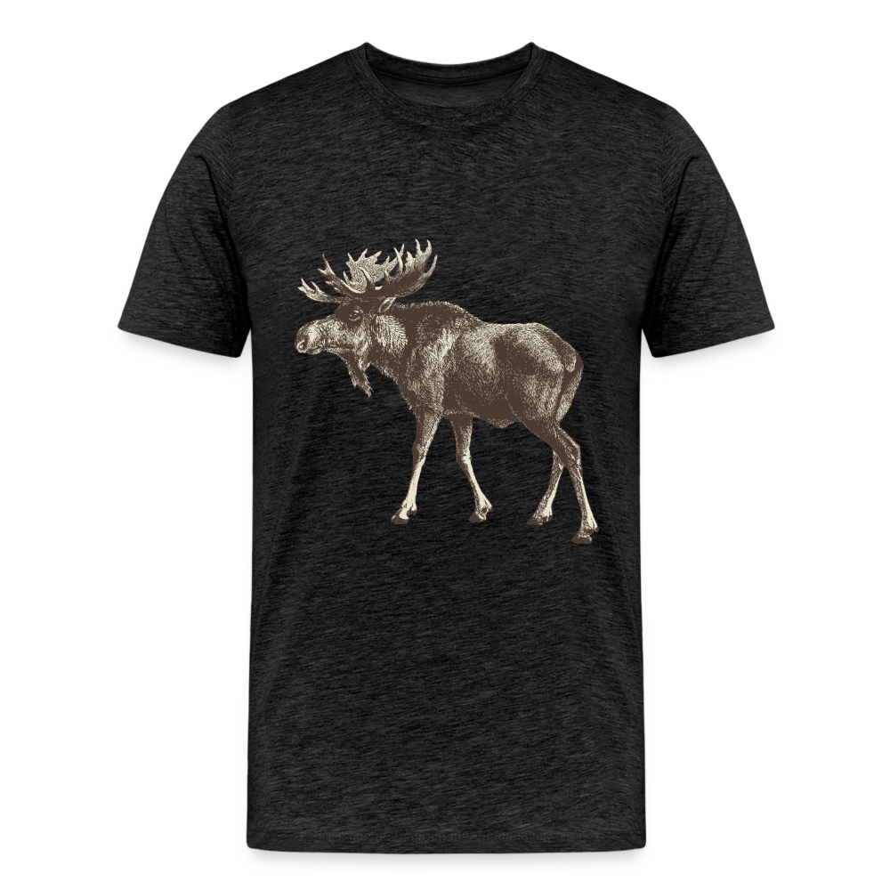 Men's Moose Shirt - charcoal grey