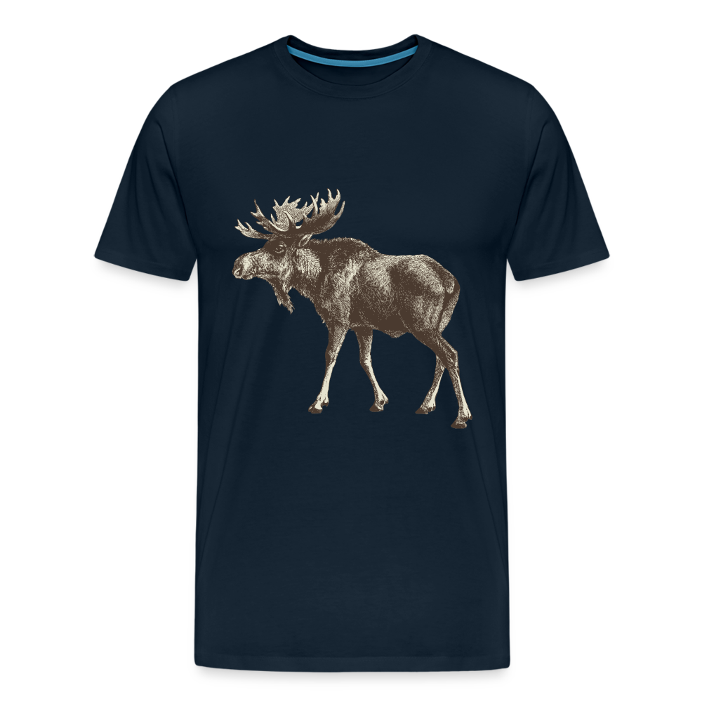Men's Moose Shirt - deep navy