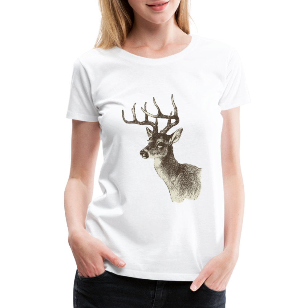 Women's Deer Shirt - white