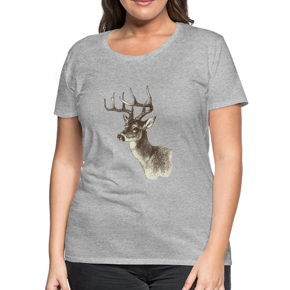 Women's Deer Shirt - heather gray