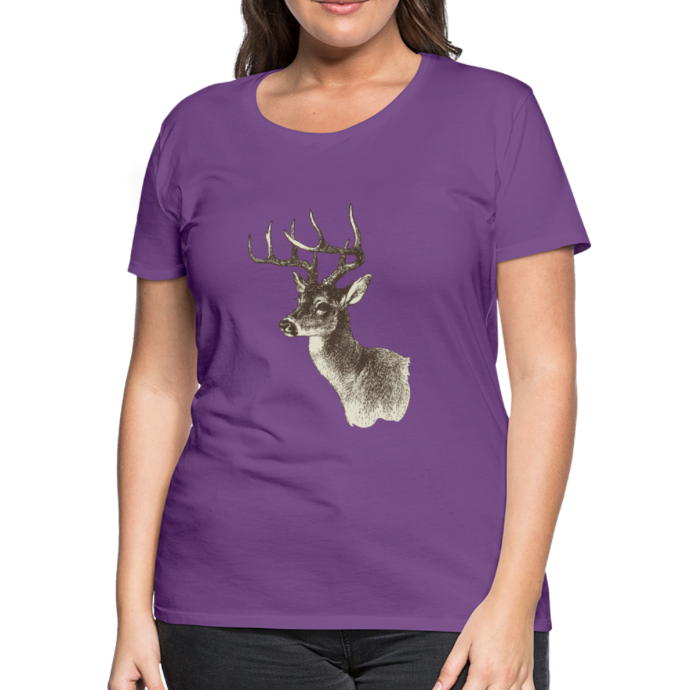 Women's Deer Shirt - purple