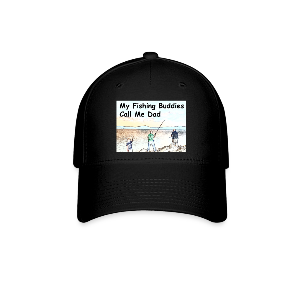 Hat, My Fishing Buddies Call Me Dad - black