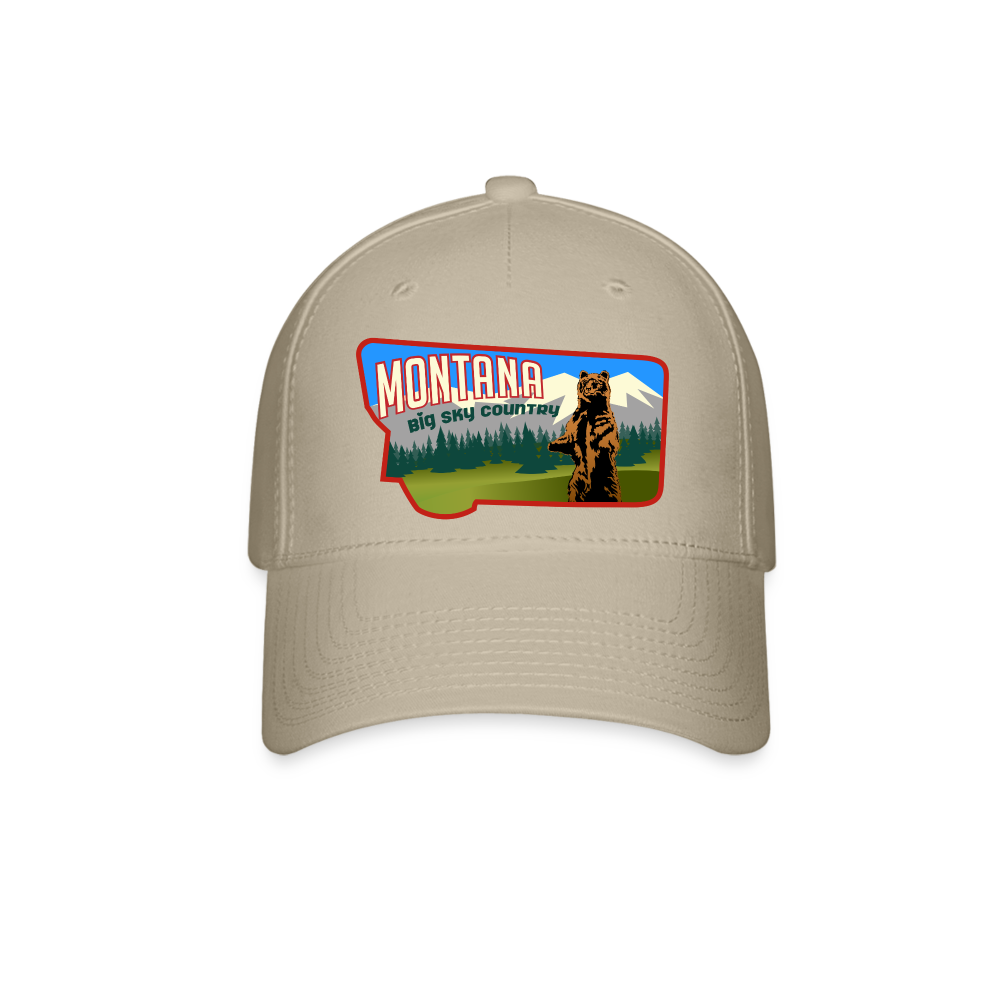 Hat, Montana Baseball Cap - khaki