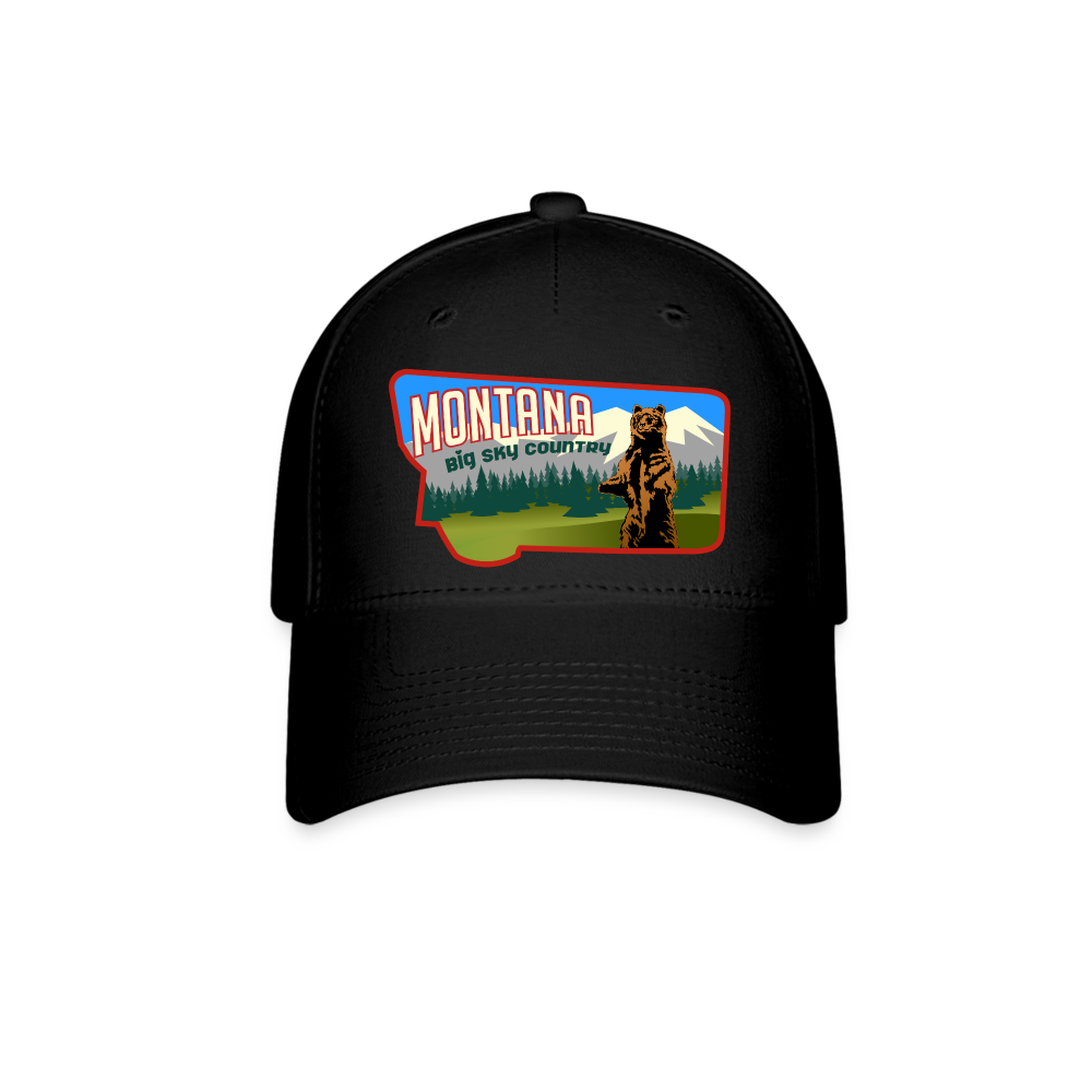 Hat, Montana Baseball Cap - black