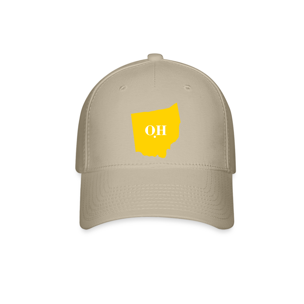 Hat, Ohio Baseball Cap - khaki