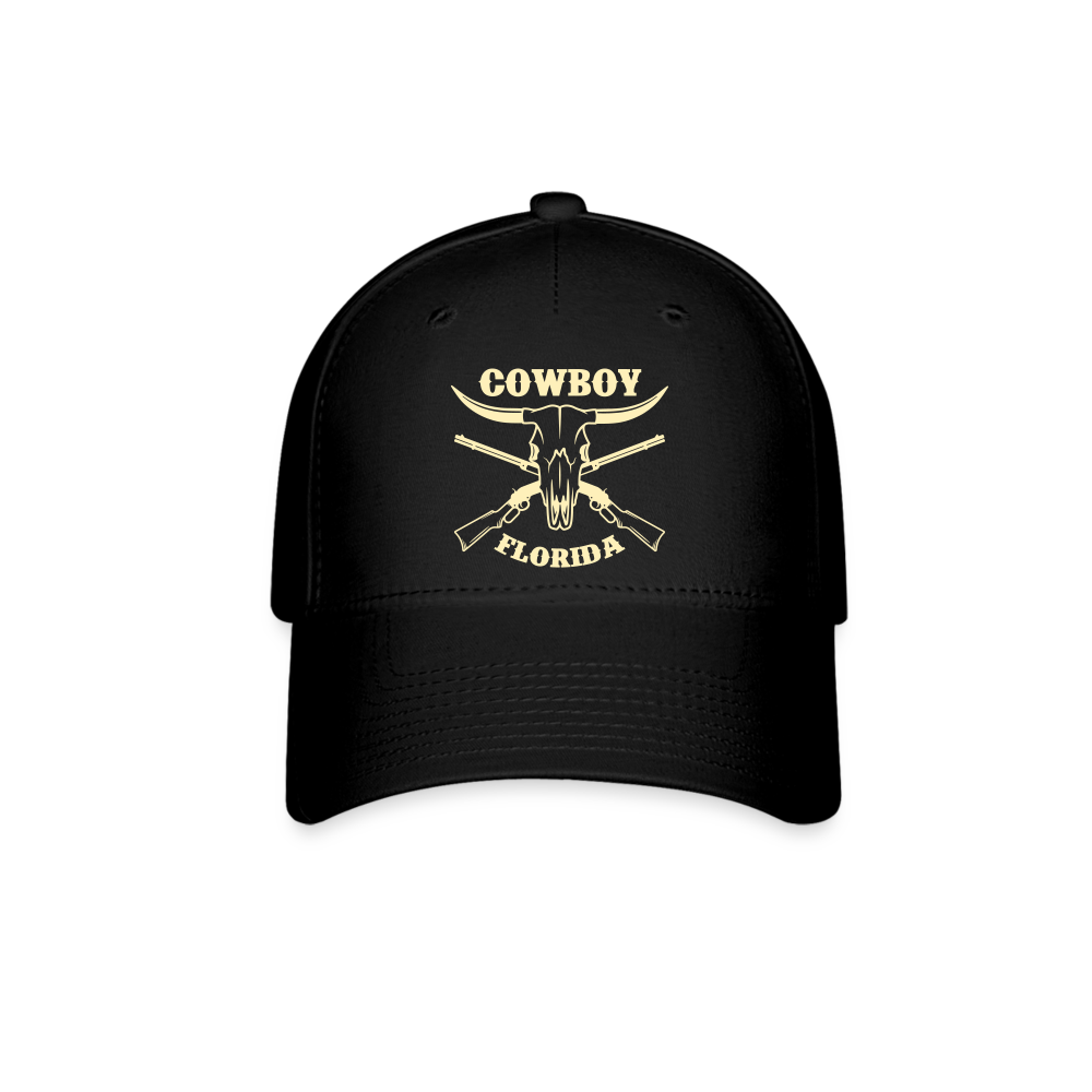 Hat, Cowboy Florida Baseball Cap - black