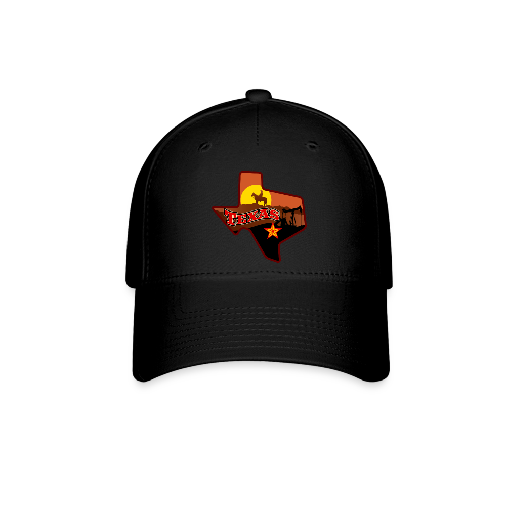 Hat, Texas Baseball Cap - black