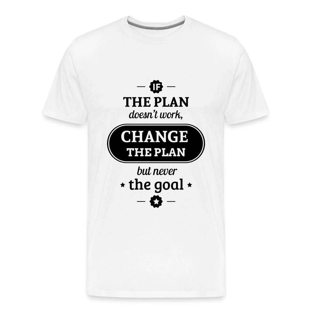Men's If the Plan - white