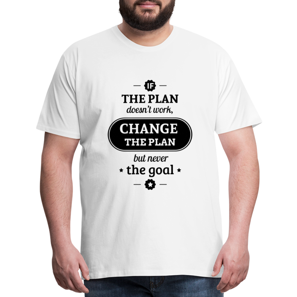 Men's If the Plan - white