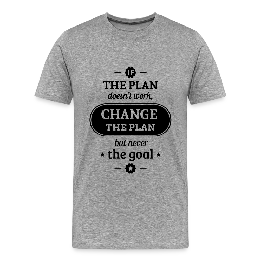 Men's If the Plan - heather gray