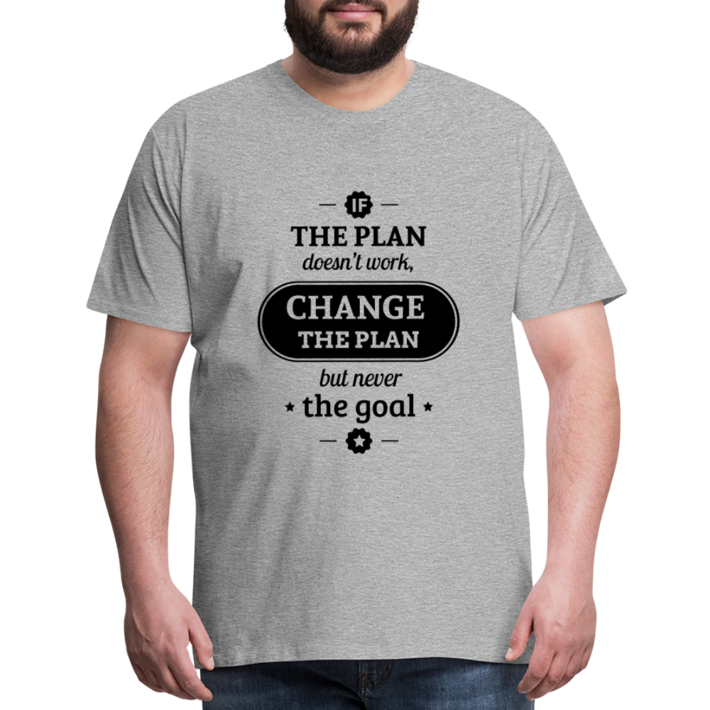 Men's If the Plan - heather gray