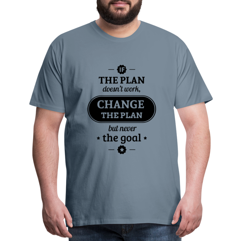 Men's If the Plan - steel blue