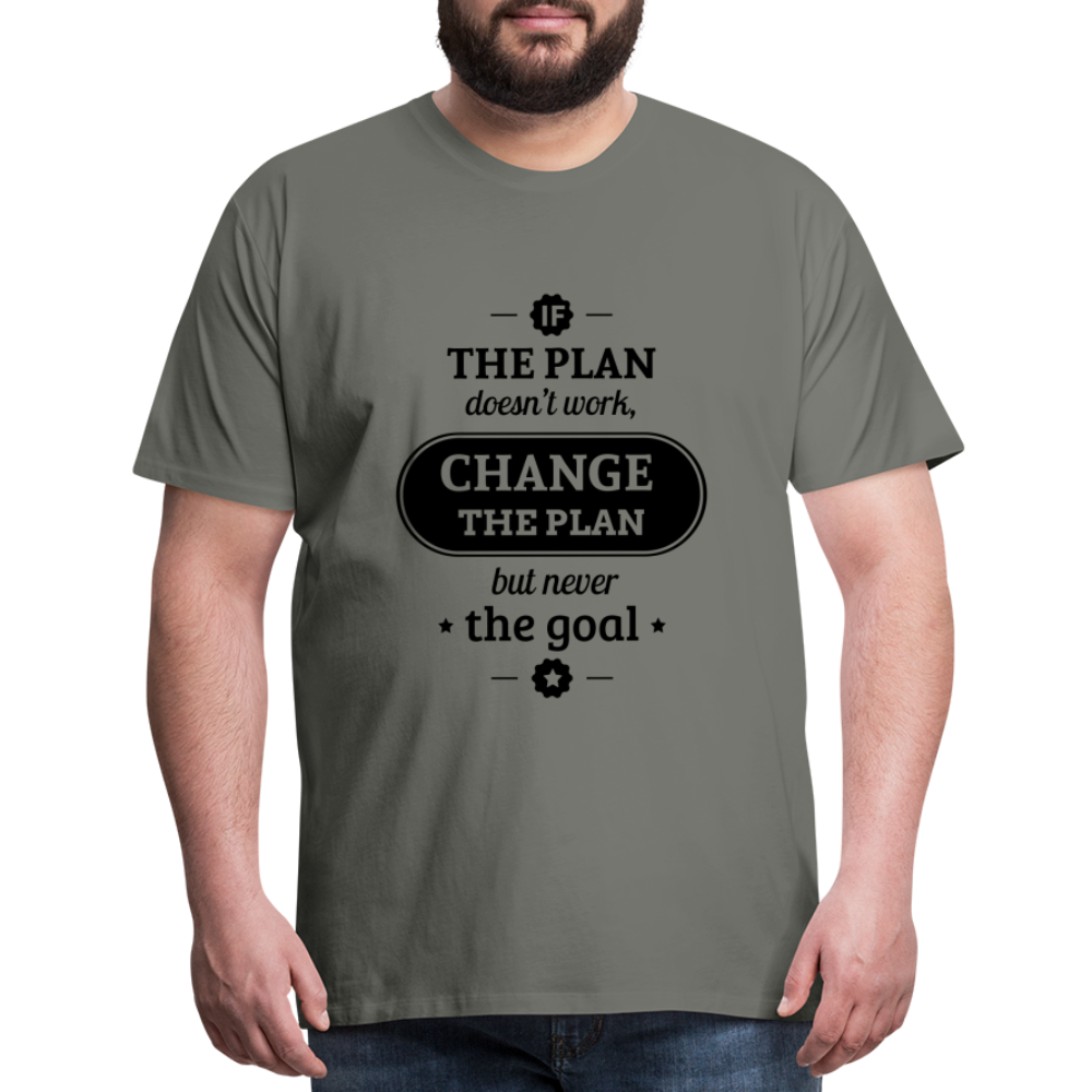 Men's If the Plan - asphalt gray