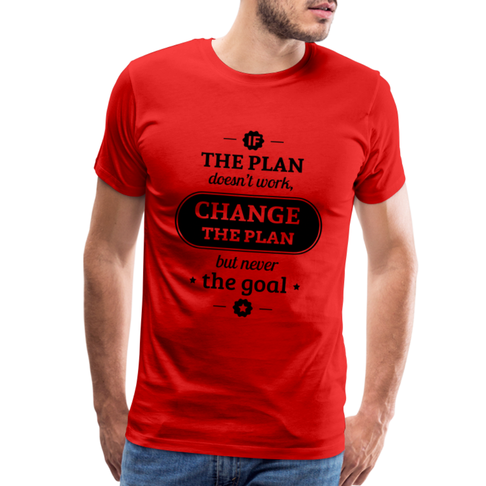 Men's If the Plan - red