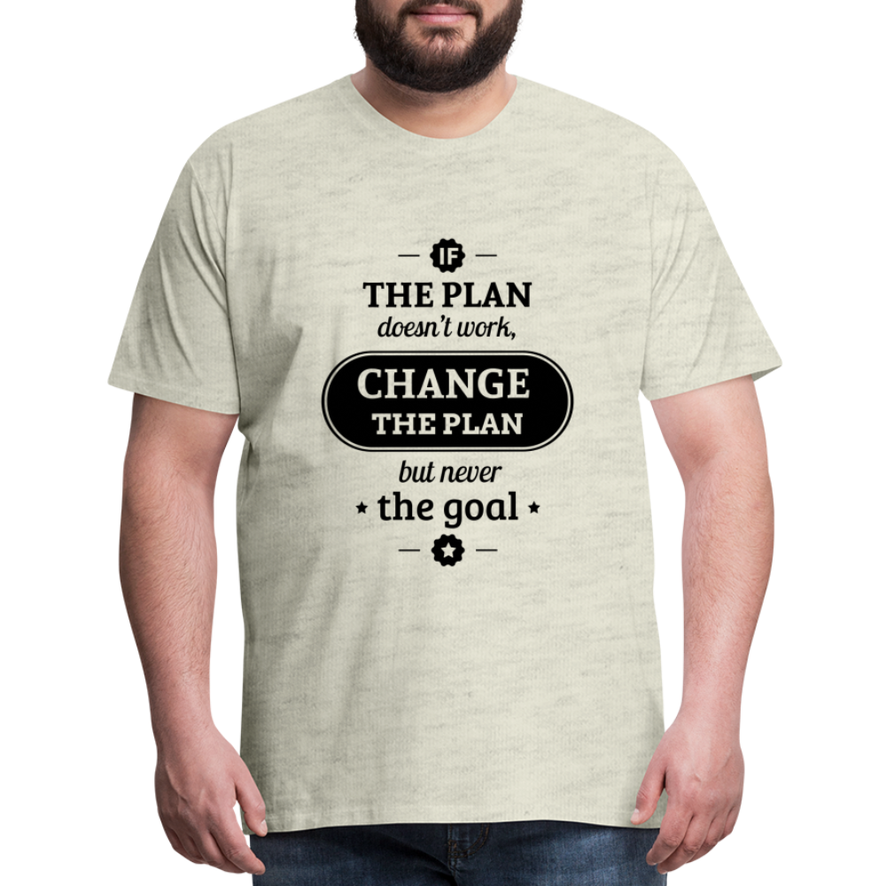 Men's If the Plan - heather oatmeal