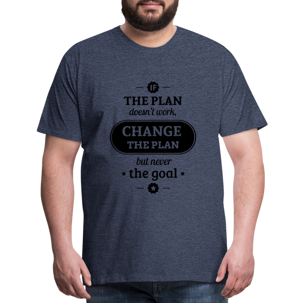 Men's If the Plan - heather blue
