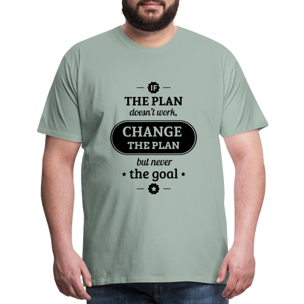 Men's If the Plan - steel green