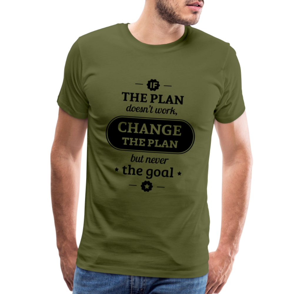 Men's If the Plan - olive green