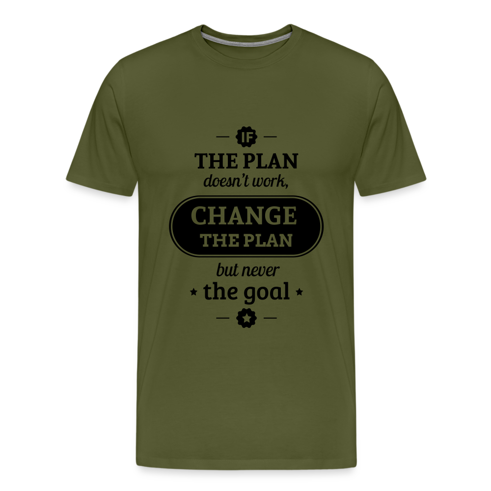 Men's If the Plan - olive green