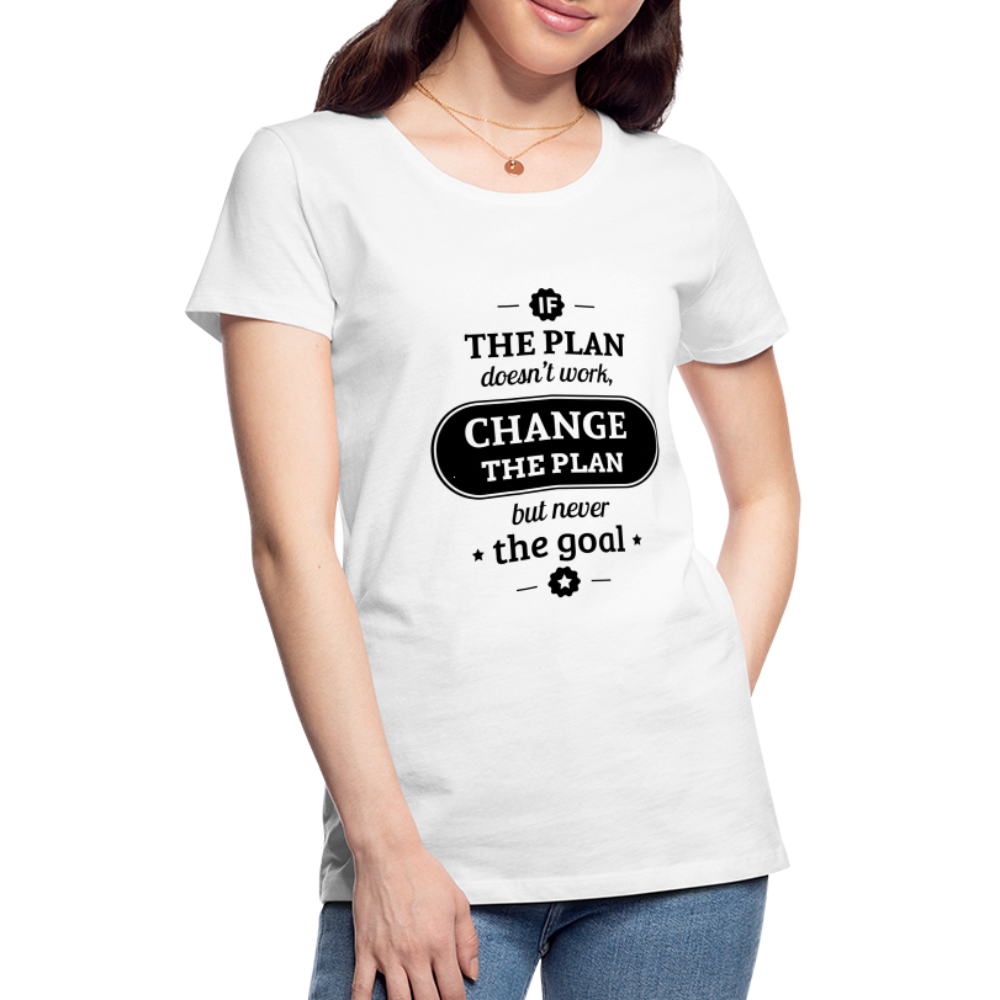 Women’s If the Plan - white