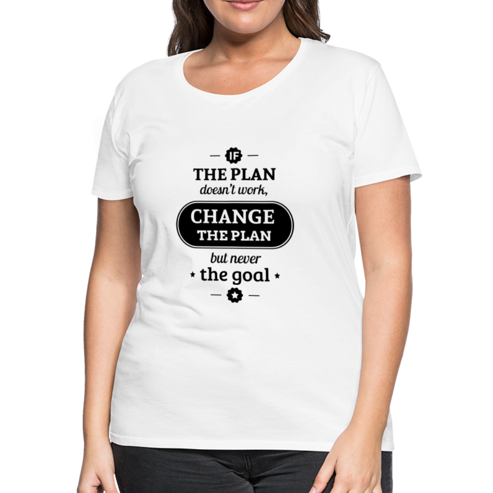 Women’s If the Plan - white