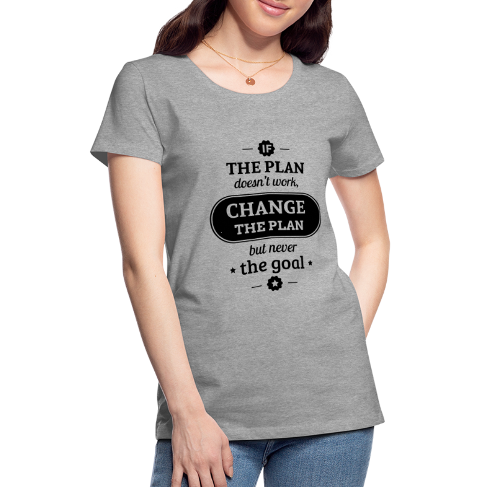 Women’s If the Plan - heather gray