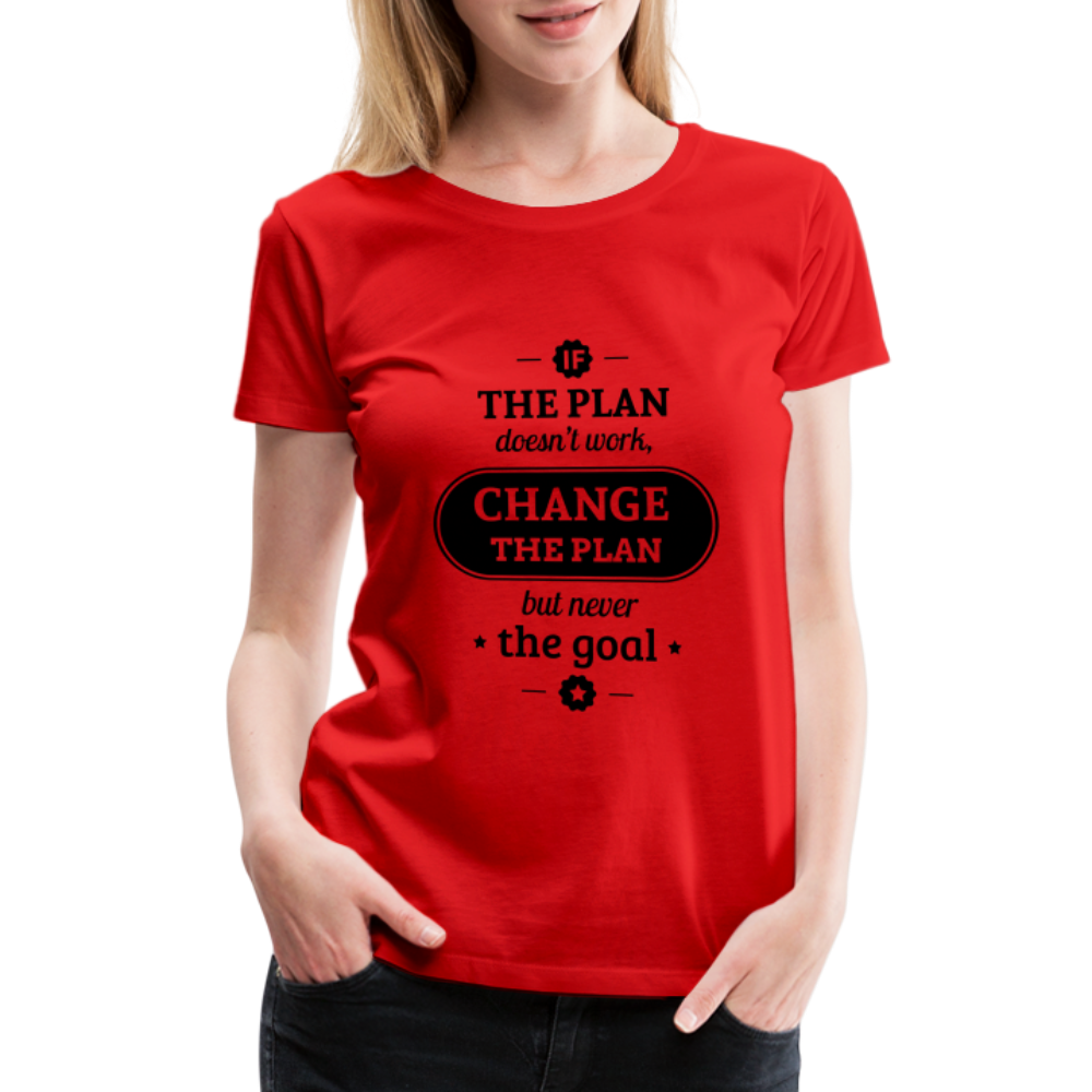 Women’s If the Plan - red