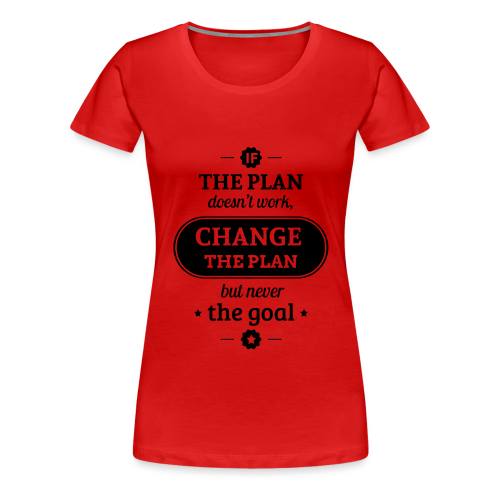 Women’s If the Plan - red