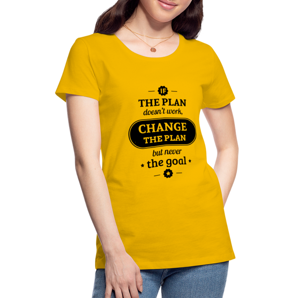 Women’s If the Plan - sun yellow