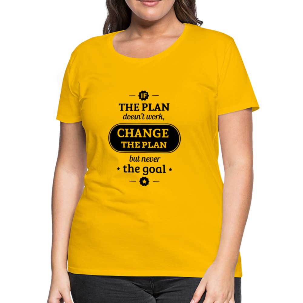 Women’s If the Plan - sun yellow