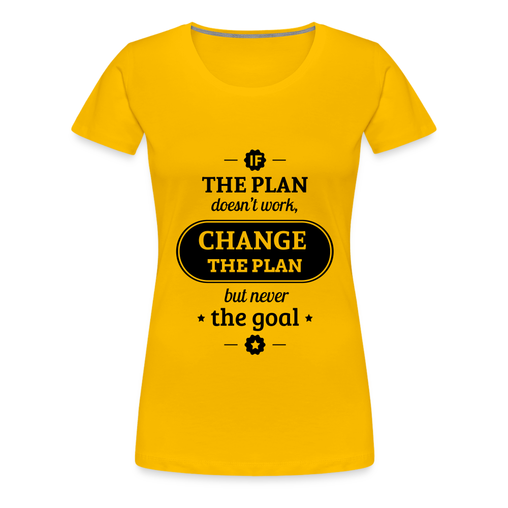 Women’s If the Plan - sun yellow