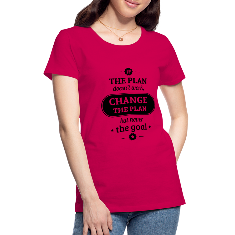 Women’s If the Plan - dark pink