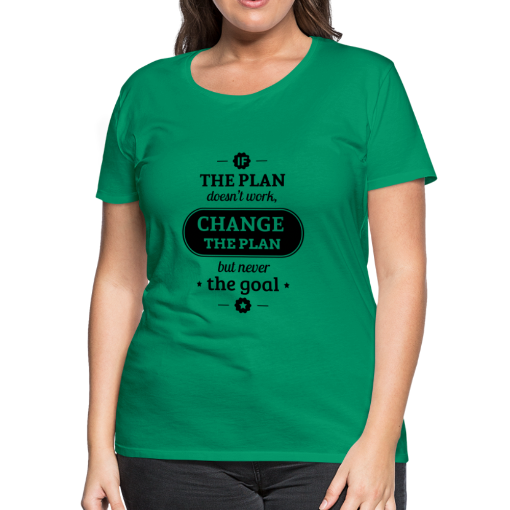 Women’s If the Plan - kelly green