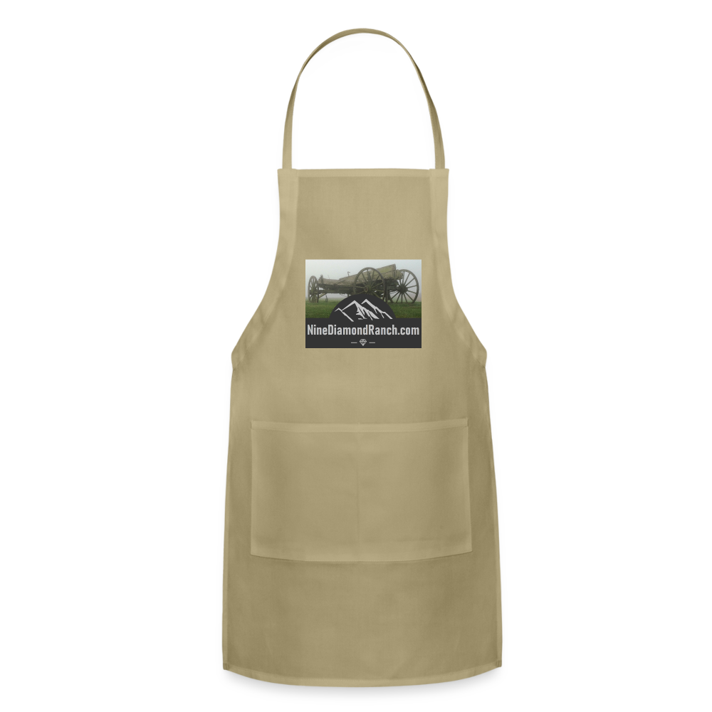 Apron Grill Master, NineDiamondRanch - khaki